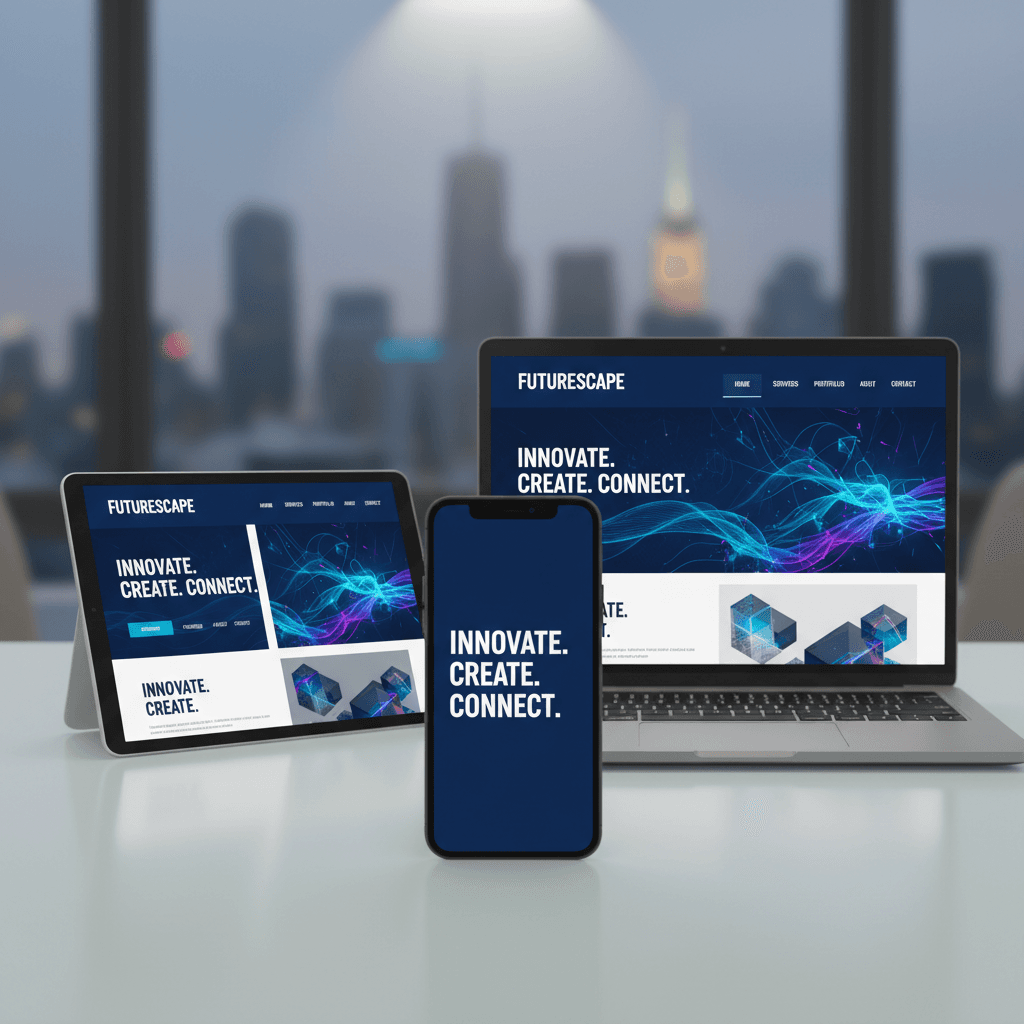 responsive web design across phone tablet and desktop